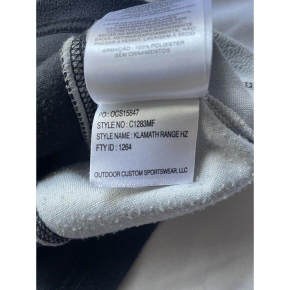 Vanderbilt Commodores Columbia Sweater Mens XL Fleece Quarter Zip Black Grey - Picture 7 of 8